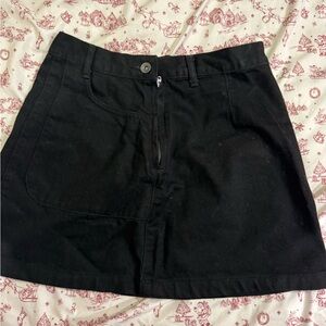 Forever 21 Black Denim Skirt
